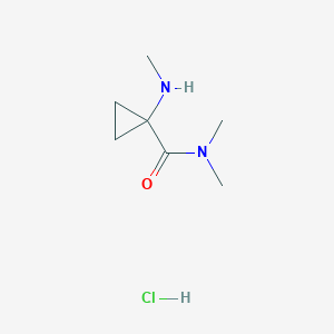 N,N-Dimethyl-1-(methylamino)cyclopropane-1-carboxamide hydrochloride