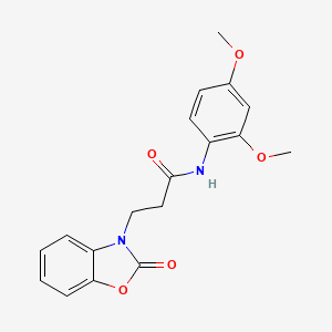 N-(2,4-dimethoxyphenyl)-3-(2-oxobenzo[d]oxazol-3(2H)-yl)propanamide