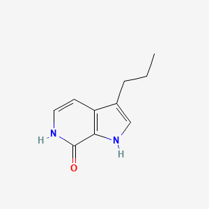 molecular formula C10H12N2O B2743268 3-Propyl-1H-pyrrolo[2,3-c]pyridin-7(6H)-one CAS No. 1493855-76-7