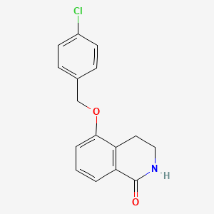 5-((4-chlorobenzyl)oxy)-3,4-dihydroisoquinolin-1(2H)-one