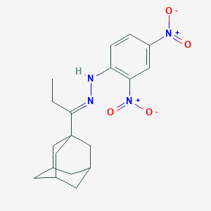 1-(1-Adamantyl)-1-propanone {2,4-bisnitrophenyl}hydrazone