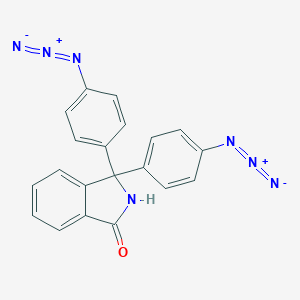 molecular formula C20H13N7O B274330 3,3-bis[4-(1H-triaziren-1-yl)phenyl]-1-isoindolinone 