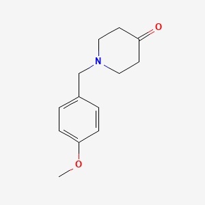 molecular formula C13H17NO2 B2743303 1-(4-Methoxybenzyl)piperidin-4-one CAS No. 905986-94-9