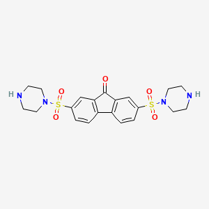 2,7-Bis(piperazin-1-ylsulfonyl)fluoren-9-one