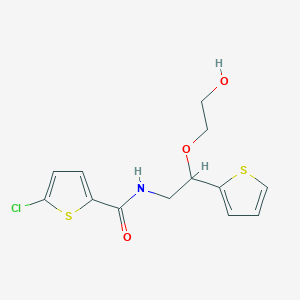 5-chloro-N-(2-(2-hydroxyethoxy)-2-(thiophen-2-yl)ethyl)thiophene-2-carboxamide