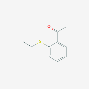 molecular formula C10H12OS B2743321 1-[2-(Ethylsulfanyl)phenyl]ethan-1-one CAS No. 70201-55-7