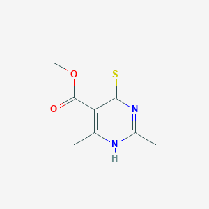 molecular formula C8H10N2O2S B2743344 Methyl 2,4-dimethyl-6-sulfanylpyrimidine-5-carboxylate CAS No. 929975-50-8