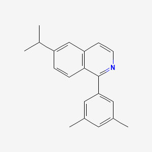 molecular formula C20H21N B2743368 1-(3,5-Dimethylphenyl)-6-isopropylisoquinoline CAS No. 1936437-58-9
