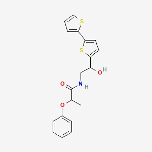 N-(2-{[2,2'-bithiophene]-5-yl}-2-hydroxyethyl)-2-phenoxypropanamide