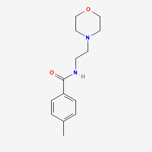 molecular formula C14H20N2O2 B2743425 4-methyl-N-[2-(morpholin-4-yl)ethyl]benzamide CAS No. 92374-41-9