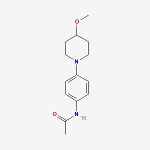molecular formula C14H20N2O2 B2743495 N-(4-(4-methoxypiperidin-1-yl)phenyl)acetamide CAS No. 1797083-36-3