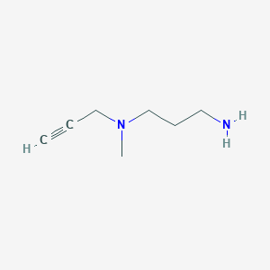 molecular formula C7H14N2 B2743498 (3-氨基丙基)(甲基)(丙-2-炔基)胺 CAS No. 122116-09-0