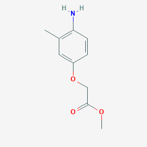 molecular formula C10H13NO3 B2743503 Methyl 2-(4-amino-3-methylphenoxy)acetate CAS No. 926200-79-5