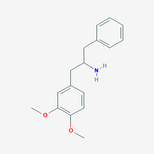 molecular formula C17H21NO2 B274351 1-(3,4-Dimethoxyphenyl)-3-phenyl-2-propanamine 