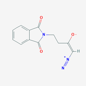 (E)-1-diazonio-4-(1,3-dioxoisoindol-2-yl)but-1-en-2-olate