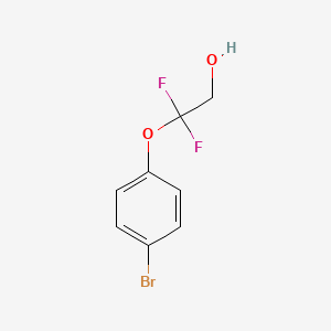 molecular formula C8H7BrF2O2 B2743540 2-(4-Bromophenoxy)-2,2-difluoroethanol CAS No. 1864802-67-4
