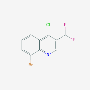 8-Bromo-4-chloro-3-(difluoromethyl)quinoline