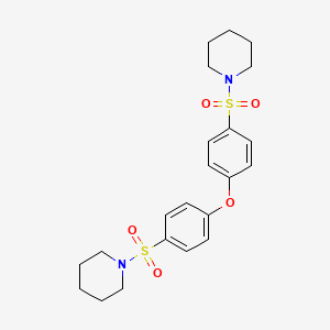 1-{4-[4-(Piperidine-1-sulfonyl)phenoxy]benzenesulfonyl}piperidine