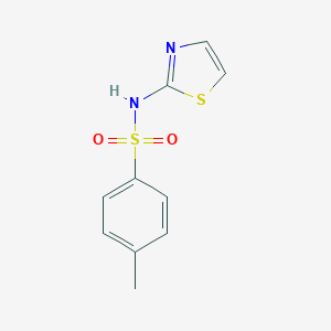 molecular formula C10H10N2O2S2 B274360 4-methyl-N-(1,3-thiazol-2-yl)benzenesulfonamide 