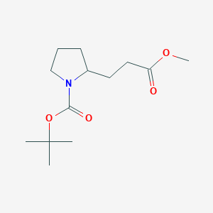tert-Butyl 2-(3-methoxy-3-oxopropyl)pyrrolidine-1-carboxylate