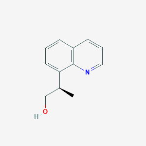 (2R)-2-Quinolin-8-ylpropan-1-ol