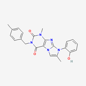 8-(2-hydroxyphenyl)-1,7-dimethyl-3-(4-methylbenzyl)-1H-imidazo[2,1-f]purine-2,4(3H,8H)-dione