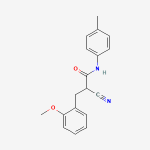 2-cyano-3-(2-methoxyphenyl)-N-(4-methylphenyl)propanamide