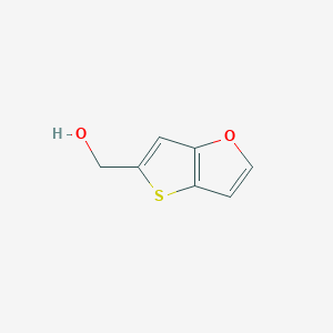 molecular formula C7H6O2S B2743665 Thieno[3,2-b]furan-5-ylmethanol CAS No. 2460750-53-0