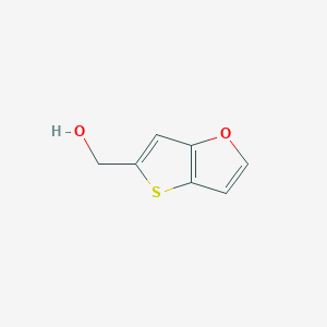 molecular formula C7H6O2S B2743665 噻吩[3,2-b]呋喃-5-基甲醇 CAS No. 2460750-53-0