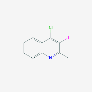 molecular formula C10H7ClIN B2743667 4-氯-3-碘-2-甲基喹啉 CAS No. 1033931-93-9