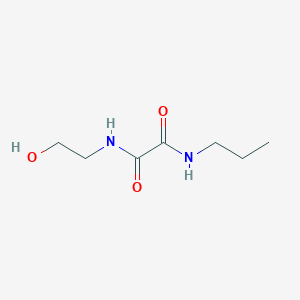 molecular formula C7H14N2O3 B2743678 N-(2-hydroxyethyl)-N'-propylethanediamide CAS No. 736942-25-9