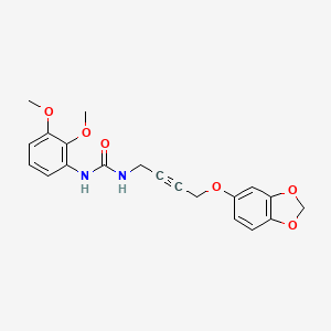 1-(4-(Benzo[d][1,3]dioxol-5-yloxy)but-2-yn-1-yl)-3-(2,3-dimethoxyphenyl)urea