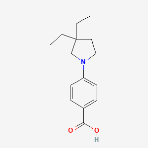 4-(3,3-Diethylpyrrolidin-1-YL)benzoic acid
