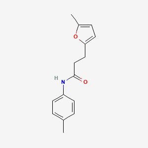 molecular formula C15H17NO2 B2743738 3-(5-methylfuran-2-yl)-N-(4-methylphenyl)propanamide CAS No. 327075-07-0
