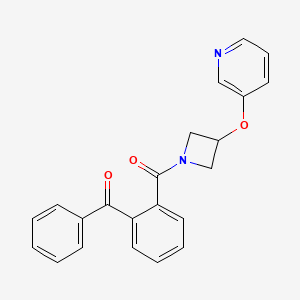 (2-Benzoylphenyl)(3-(pyridin-3-yloxy)azetidin-1-yl)methanone