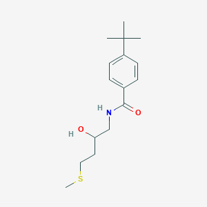 4-tert-butyl-N-[2-hydroxy-4-(methylsulfanyl)butyl]benzamide