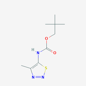 neopentyl N-(4-methyl-1,2,3-thiadiazol-5-yl)carbamate