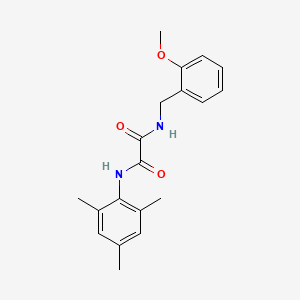 molecular formula C19H22N2O3 B2743779 N1-mesityl-N2-(2-methoxybenzyl)oxalamide CAS No. 701227-08-9