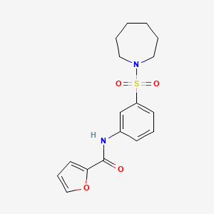 N-[3-(azepane-1-sulfonyl)phenyl]furan-2-carboxamide