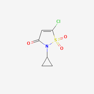 5-Chloro-2-cyclopropylisothiazol-3(2H)-one 1,1-dioxide