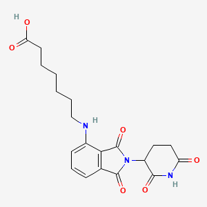 7-((2-(2,6-Dioxopiperidin-3-yl)-1,3-dioxoisoindolin-4-yl)amino)heptanoic acid