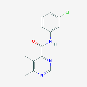 N-(3-Chlorophenyl)-5,6-dimethylpyrimidine-4-carboxamide