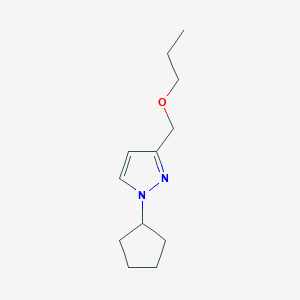 molecular formula C12H20N2O B2743870 1-cyclopentyl-3-(propoxymethyl)-1H-pyrazole CAS No. 1855951-64-2
