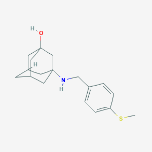 3-{[4-(Methylthio)benzyl]amino}-1-adamantanol