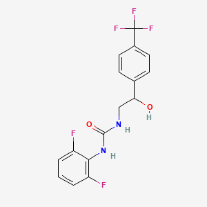 1-(2,6-Difluorophenyl)-3-(2-hydroxy-2-(4-(trifluoromethyl)phenyl)ethyl)urea