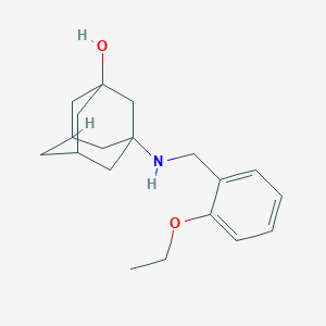 molecular formula C19H27NO2 B274393 3-[(2-Ethoxybenzyl)amino]-1-adamantanol 