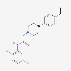 molecular formula C20H23Cl2N3O B2743934 N-(2,5-dichlorophenyl)-2-[4-(4-ethylphenyl)piperazin-1-yl]acetamide CAS No. 700856-02-6