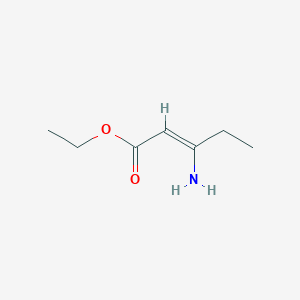 molecular formula C7H13NO2 B2744013 Ethyl 3-aminopent-2-enoate CAS No. 3222-61-5