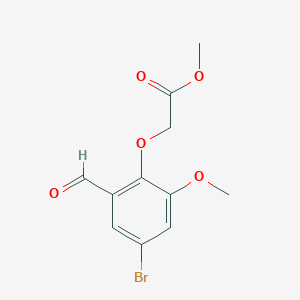 Methyl (4-bromo-2-formyl-6-methoxyphenoxy)acetate