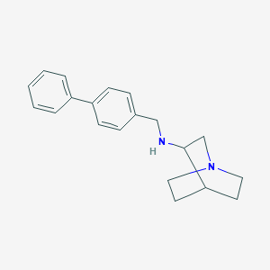 3-[(Biphenyl-4-ylmethyl)amino]quinuclidine